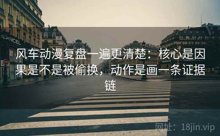 风车动漫复盘一遍更清楚：核心是因果是不是被偷换，动作是画一条证据链